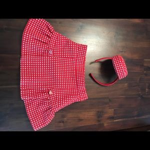 Janie and Jack skirt and matching hat